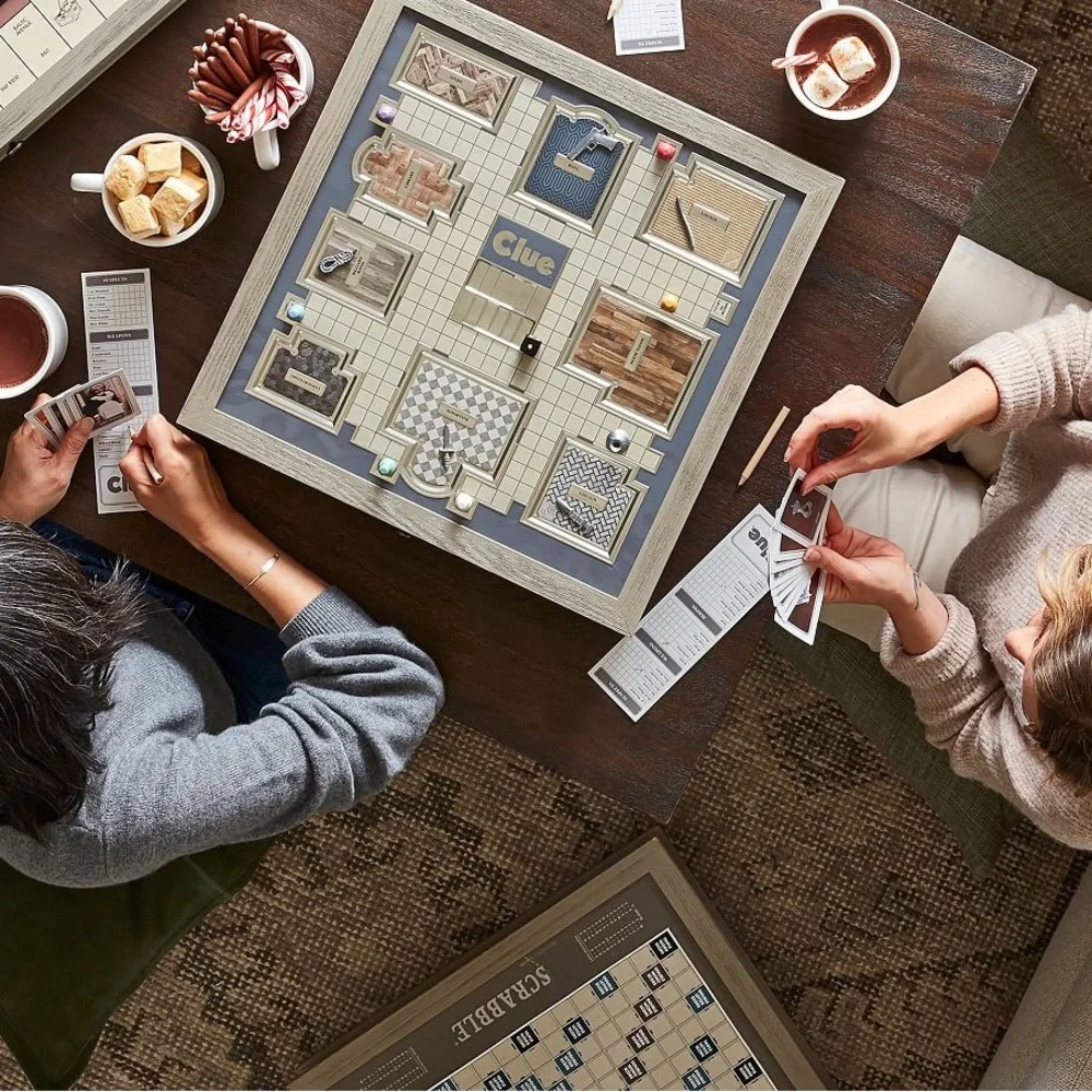 Pottery Barn Wooden Clue Board Game - Luxury/ Deluxe Edition, NWT
